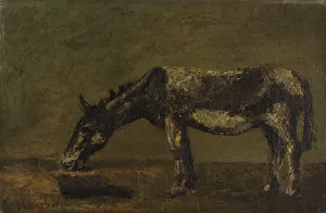 Courbet Gustave Prints: L'âne, between 1862 and 1863. Creator: Gustave Courbet
