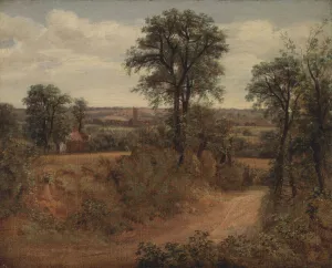 Constable John Prints: Lane near Dedham, 1802. Creator: John Constable