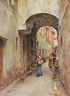 Artist In The Riviera Prints: A Lane in Noli, c1910, (1912). Artist: Walter Frederick Roofe Tyndale