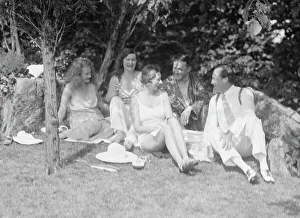 Group Portraits Prints: Langeloth group on Langeloth estate