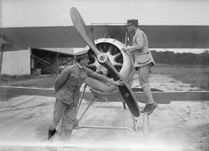 Pioneers Prints: Langley Field, Va. - French Nieuport Plane
