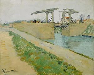 The Langlois bridge (Pont de Langlois), 1888. Artist: Gogh, Vincent, van (1853-1890) The Langlois bridge (Pont de Langlois), 1888. Artist: Gogh, Vincent, van (1853-1890)