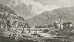 Journey Gallery: Langollen, from 'Remarks on a Tour to North and South Wales, in the year 1797, September 1, 1799