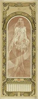 Mucha Prints: L'année qui vient, 1897. Creator: Mucha, Alfons Marie (1860-1939)