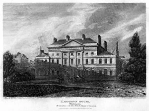 Shury Collection: Lansdowne House, Westminster, London, 1815. Artist: J Shury