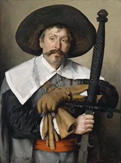 A Lansquenet with Two-Handed Sword (Costume Study), 1879