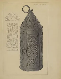 Lantern, c. 1936. Creator: Mildred Ford