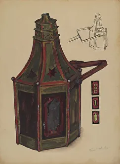Richard Whitaker Prints: Lantern, c. 1936. Creator: Richard Whitaker