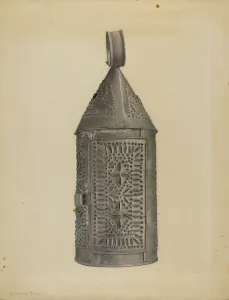 Lantern, c. 1937. Creator: Mildred Ford