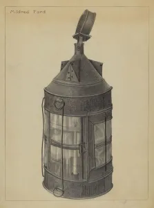 Lantern, c. 1937. Creator: Mildred Ford