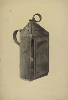 Handle Collection: Lantern, c. 1938. Creator: Mildred Ford