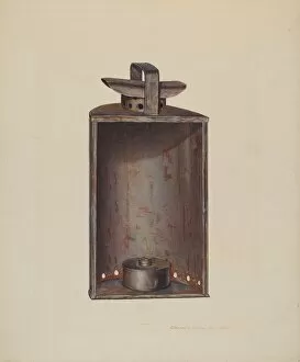 Lantern, c. 1939. Creator: Edward L Loper
