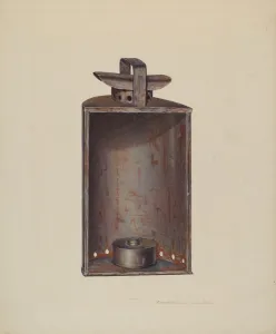 Edward L Loper Prints: Lantern, c. 1939. Creator: Edward L Loper