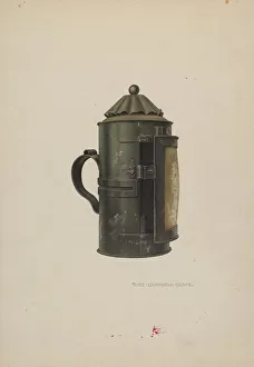 Campbell Gerke Rose Prints: Lantern, c. 1940. Creator: Rose Campbell-Gerke