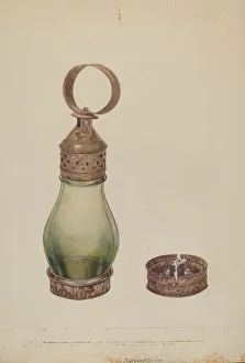 Margaret Golden Prints: Lantern, c. 1941. Creator: Margaret Golden