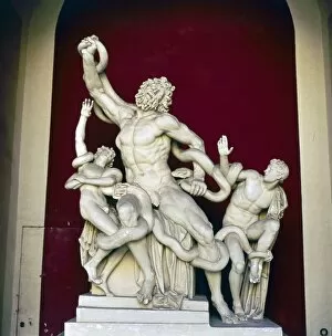 Attacking Collection: Laocoon Group, Early Restoration, c1st century