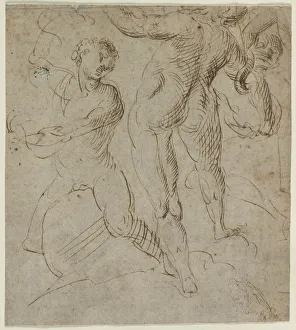 Laocoon (recto), second half 16th Century. Creator: Unknown