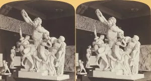 Bennett Henry Hamilton Gallery: Laokoon and his sons attacked by Serpents; Art Institute, 1887/93. Creator: Henry Hamilton Bennett