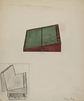 Sketching Gallery: Lap Desk, c. 1936. Creator: Edna C. Rex