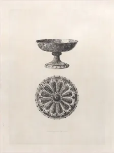 Lapis Lazuli Prints: Lapis Lazuli Cup, 1868. Creator: Jules-Ferdinand Jacquemart