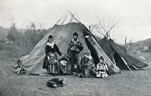 A Lapland encampment, 1912