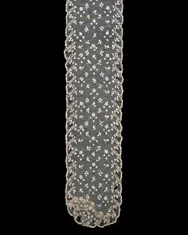 Fashion Accessory Gallery: Lappet, France, 1780s. Creator: Unknown