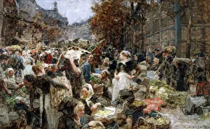 Market Porter Prints: L'approvisionnement des Halles