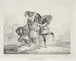 1791 1824 Prints: Lara blesse. Creator: Theodore Gericault (French, 1791-1824)