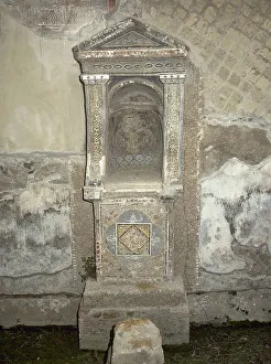Lararium, House of the Skeleton, Herculaneum, Italy. Creator: Unknown