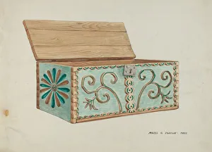 Majel G Claflin Prints: Large Chest, c. 1937. Creator: Majel G. Claflin