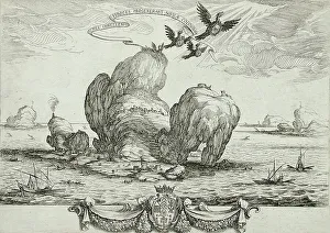 The Large Crag, 1623. Creator: Jacques Callot