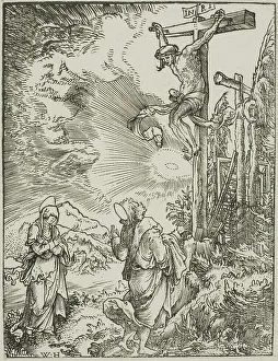 The Large Crucifixion, c. 1516. Creator: Wolf Huber