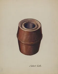 Colour Scheme Prints: (Large) Fruit Jar, c. 1940. Creator: Robert Cole