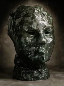 Rodin Auguste Prints: Large Head of Iris, Cast 1967 (Musee Rodin 4/12). Creator: Auguste Rodin