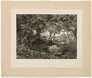 Schirmer Johann Wilhelm Prints: The Large Italian Landscape, 1841. Creator: Johann Wilhelm Schirmer