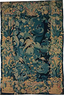 Wall Hanging Prints: Large Leaf Verdure with Birds, Flanders, about 1550 / 75. Creator: Unknown