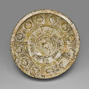Large Luster Bowl, Seljuq dynasty (1037-1194), 12th century, dated 1191 (Safar, 587 A.H.) Large Luster Bowl, Seljuq dynasty (1037-1194), 12th century, dated 1191 (Safar, 587 A.H.)