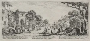 1592 1635 Prints: The Large Miseries of War: The Beggars and the Dying