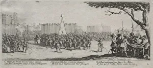 1592 1635 Prints: The Large Miseries of War: Enrollment of the Troops, 1633. Creator: Jacques Callot (French