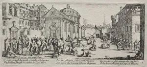 The Large Miseries of War: The Hospital, 1633. Creator: Jacques Callot (French, 1592-1635)