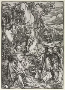 The Large Passion: Christ on the Mount of Olives, c. 1497-1500. Creator: Albrecht Dürer