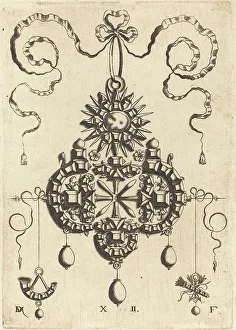 Mignot Daniel Prints: Large Pendant. Creator: Daniel Mignot