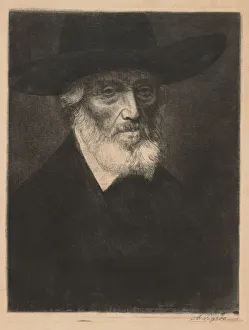 Large Portrait of Thomas Carlyle. Creator: Alphonse Legros (French, 1837-1911)