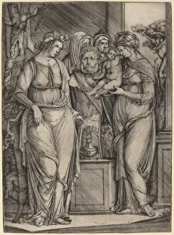 Herm Collection: Large Sacrifice to Priapus, c. 1499 / 1501. Creator: Jacopo de Barbari
