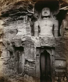 Cella Gallery: Large Shrine Figure in the Happy Valley, Gwalior, India, 1860s. Creator: Unknown