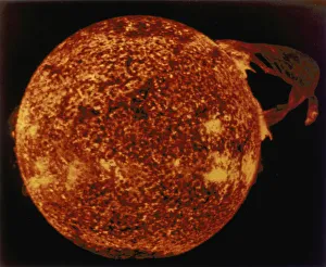 Space Station Prints: Large solar prominence in extreme ultraviolet light, 1973