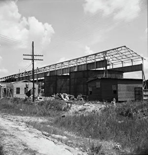 Processing Prints: Large turpentine...plant near Valdosta, Georgia, 1937. Creator: Dorothea Lange