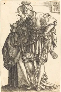 Large Wedding Dancers, 1538. Creator: Heinrich Aldegrever