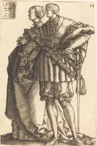 Large Wedding Dancers, 1538. Creator: Heinrich Aldegrever
