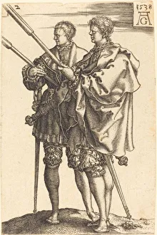 Large Wedding Dancers, 1538. Creator: Heinrich Aldegrever